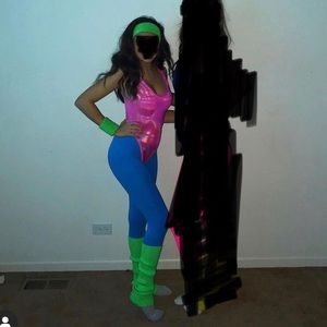 80s workout girl halloween costume